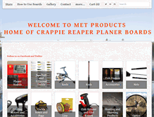 Tablet Screenshot of crappiereaper.com